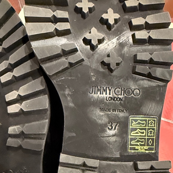 Jimmy Choo Deanna Leather Loafers Black 37/6.5 - Picture 12 of 13